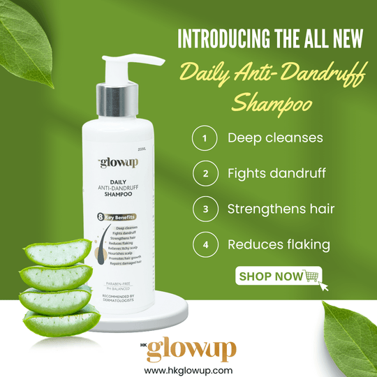 HK Glowup Daily Anti-Dandruff Shampoo - hkclinic