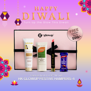 HK Glowup Festive Hamper-4: Brightening Moisturizer + Organic Invisible Sunscreen + Pink Petal Lip Balm + Choco pack