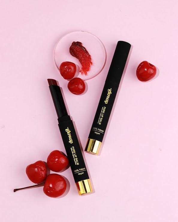 HK Glowup Pure Lip Balm - Cherry Red
