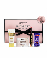 HK Glowup Festive Hamper-3: Brightening Sunscreen + L-Glutathione Capsules + Cherry Red Lip Balm + Choco pack