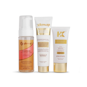 SImple skin care Combo- Hk glowup face wash, brightening moisturiser, brightening sunscreen